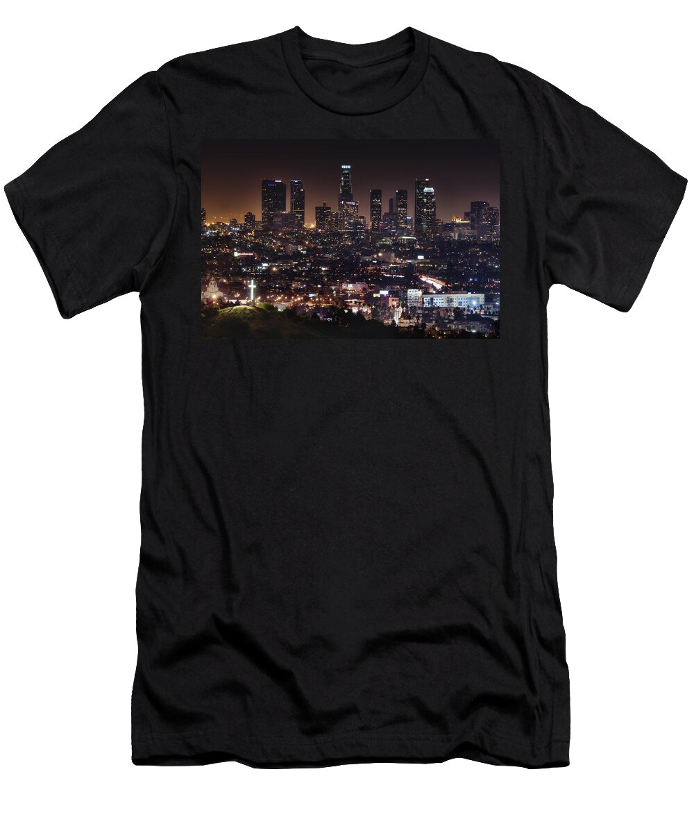Los Angeles T-Shirt featuring the photograph City of Angels #1 by Natasha Bishop