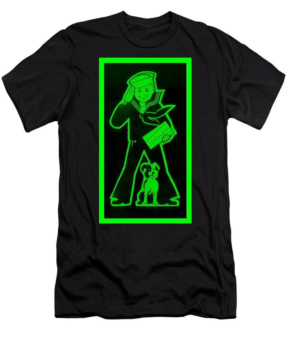 Sailor T-Shirt featuring the photograph Crackerjack Green #1 by Rob Hans