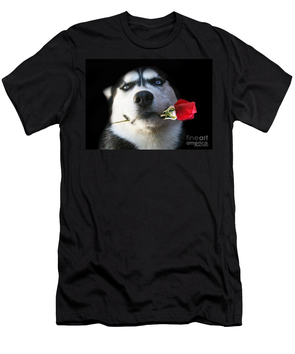 Husky T-Shirt featuring the photograph Do you Tango #1 by Stephanie Laird
