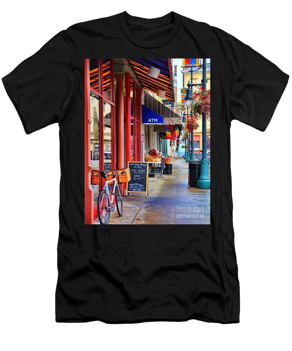 Findlay Market T-Shirt featuring the photograph Findlay Market in Cincinnati 0006 by Jack Schultz