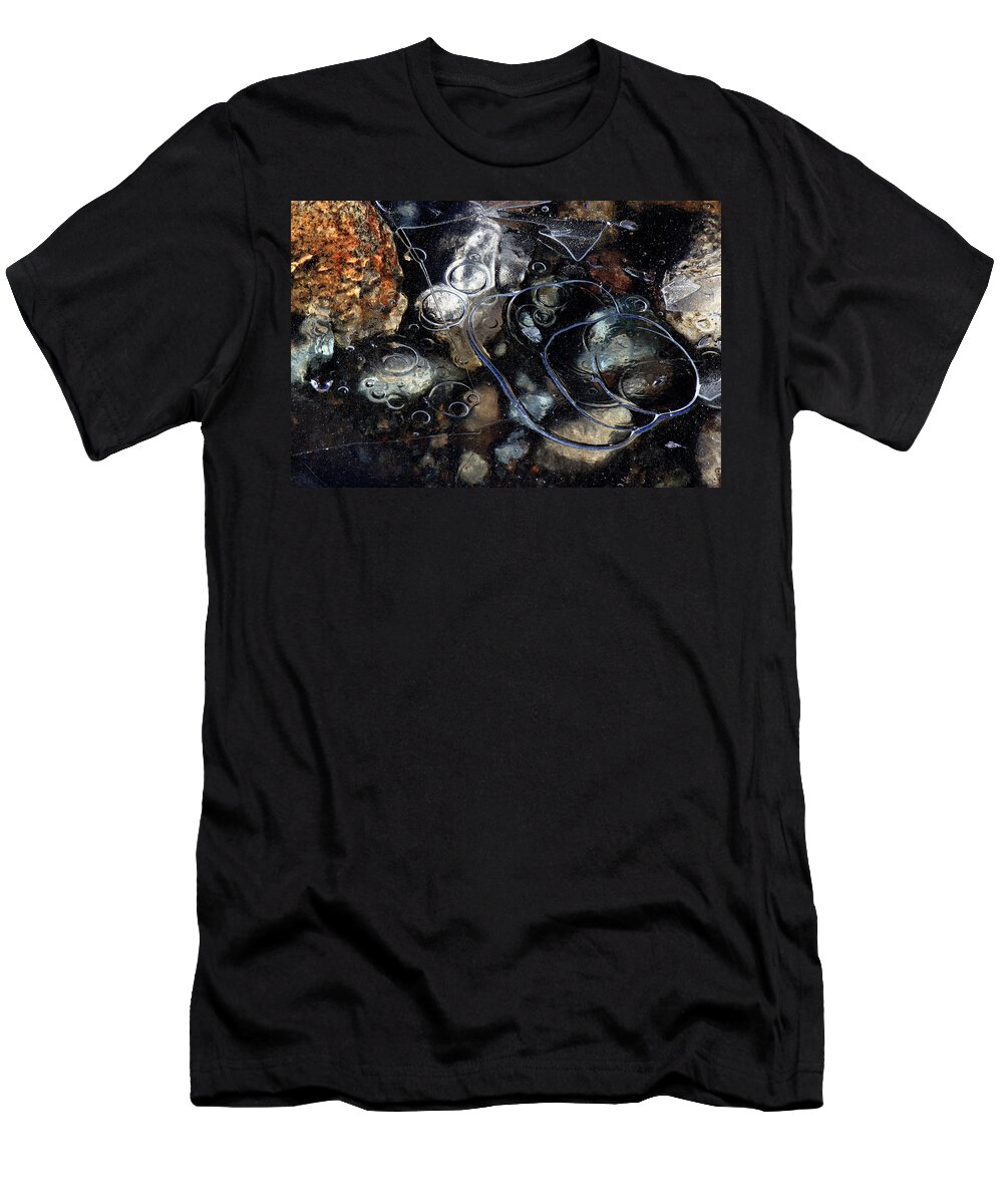 Ice T-Shirt featuring the photograph Hard Water #1 by Randy Hall