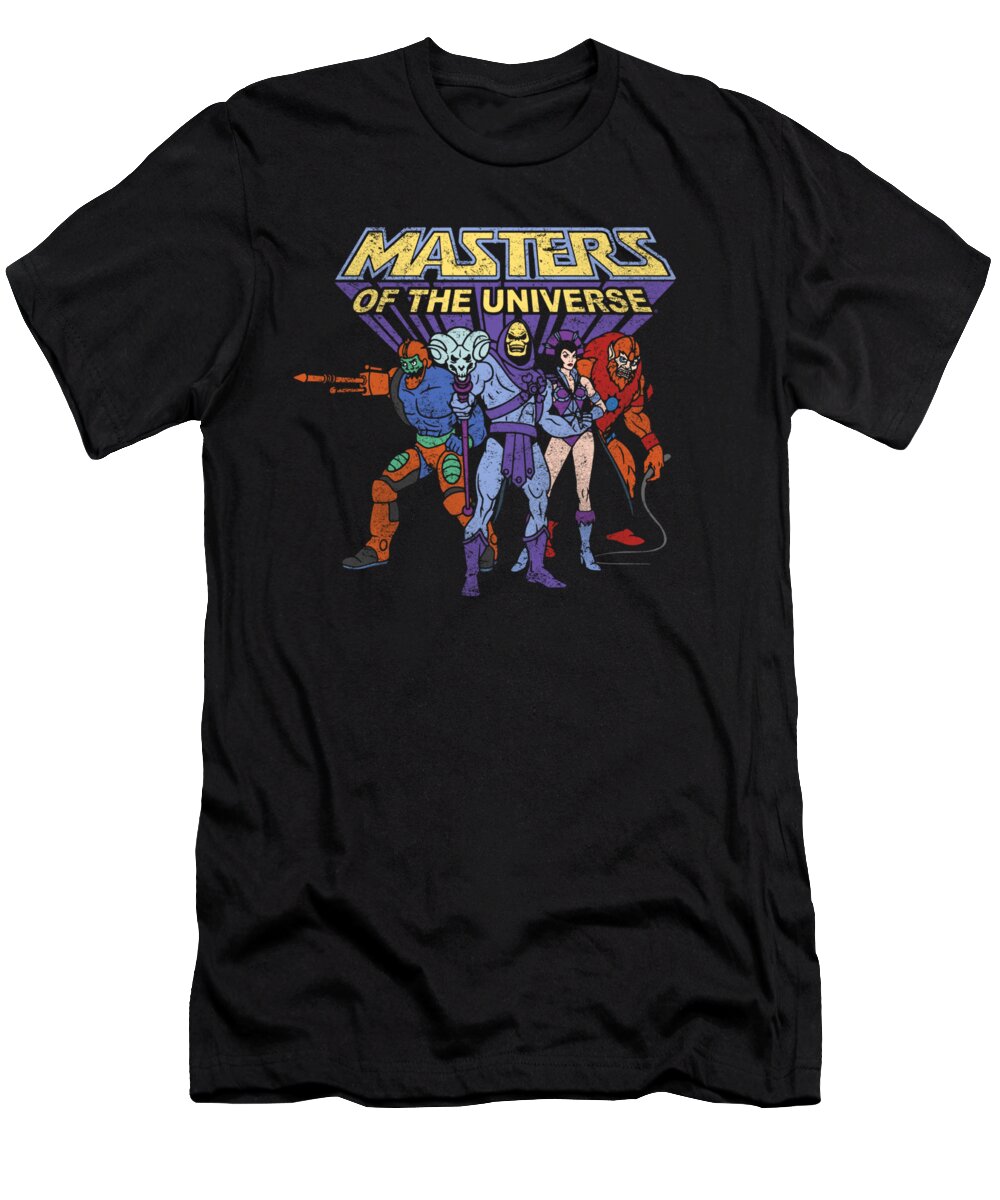 T-Shirt featuring the digital art Masters Of The Universe - Team Of Villains by Brand A