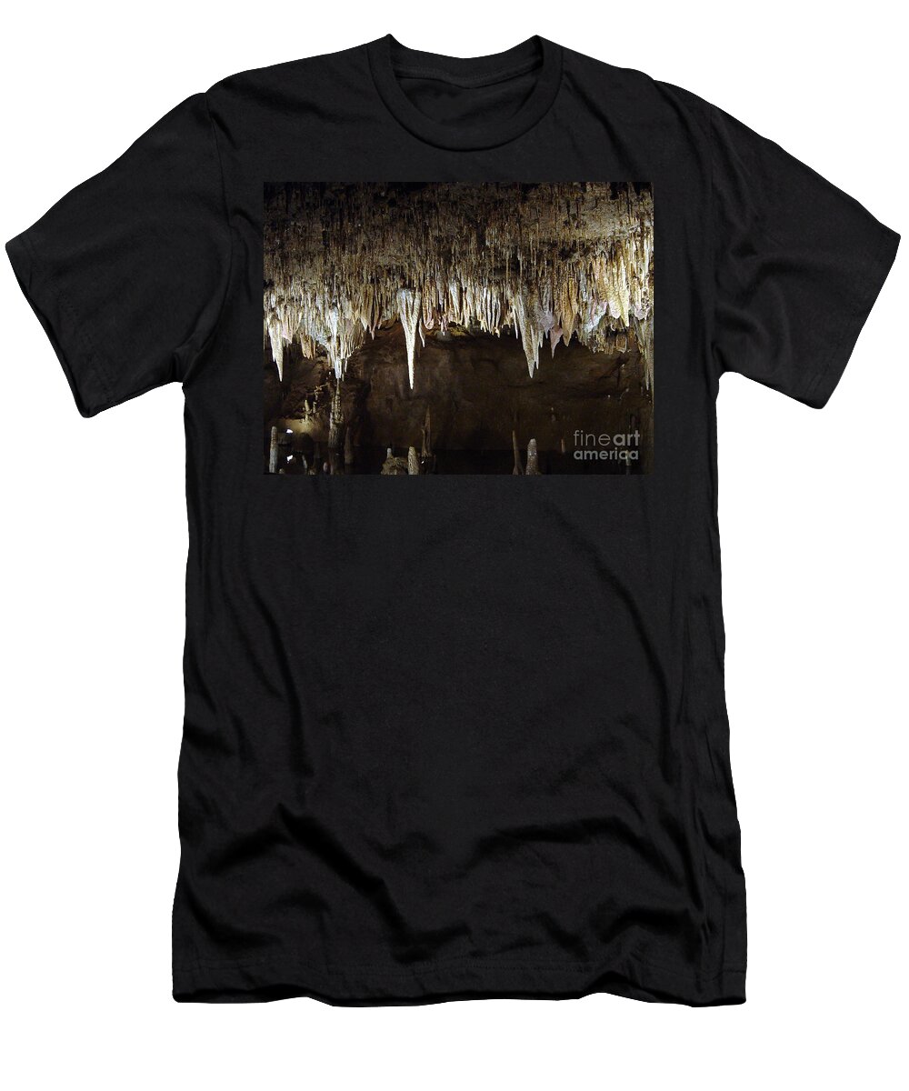 Scene T-Shirt featuring the photograph Meramec Caverns by Jamie Smith