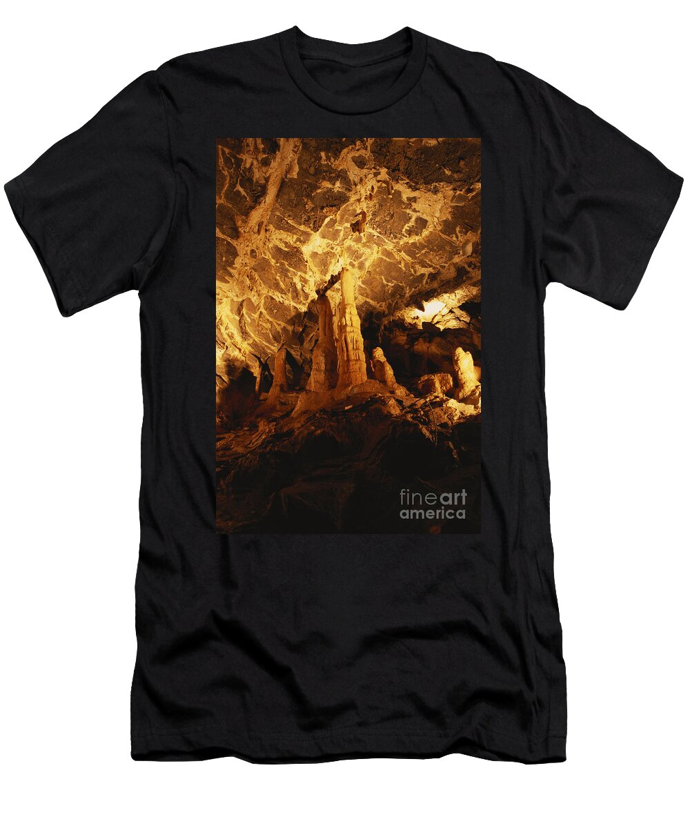 Minnetonka Cave T-Shirt featuring the photograph Minnetonka Cave by William H. Mullins