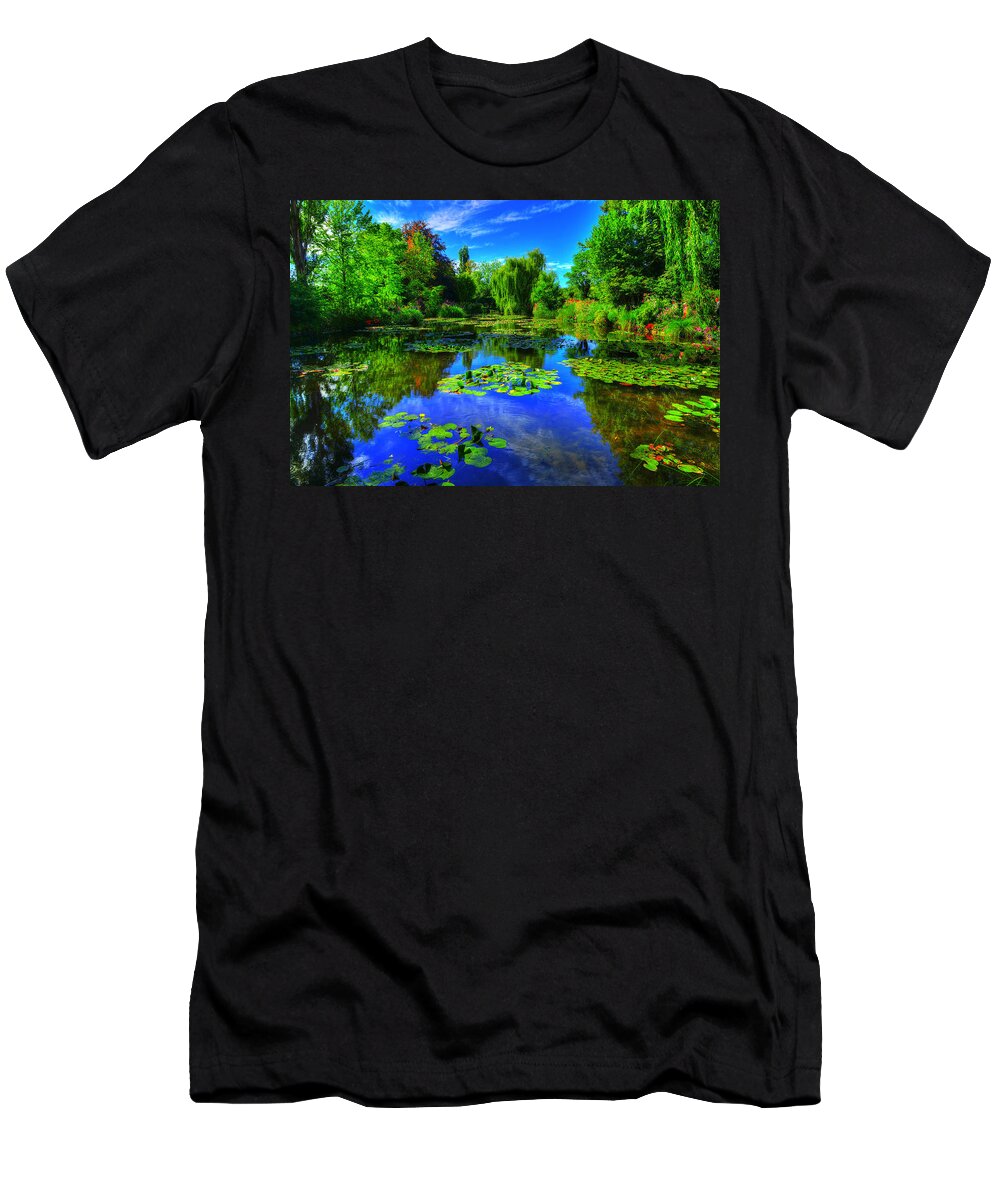 Monet T-Shirt featuring the photograph Monet's lily pond #2 by Midori Chan