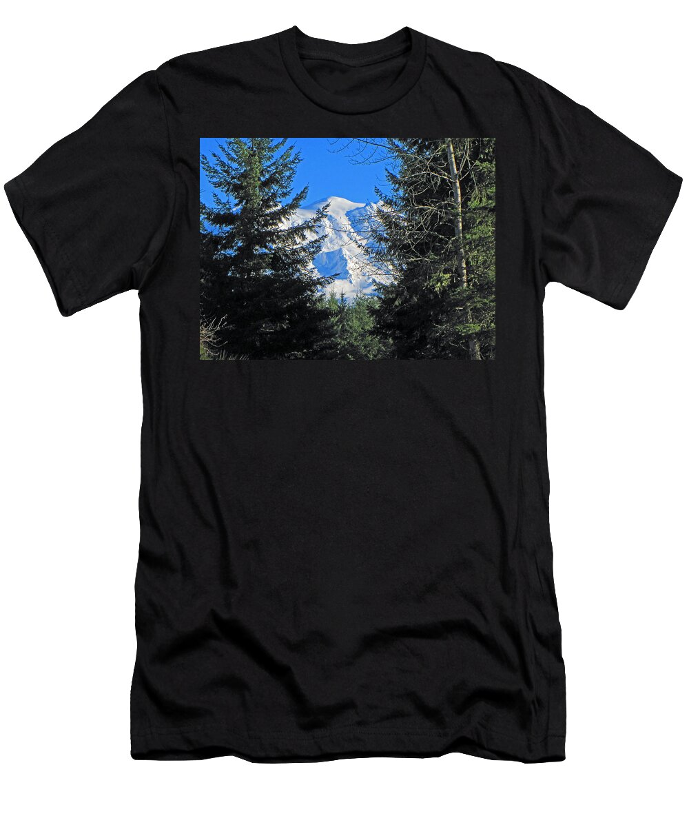 Mountain T-Shirt featuring the photograph Mt. Rainier I #1 by Tikvah's Hope