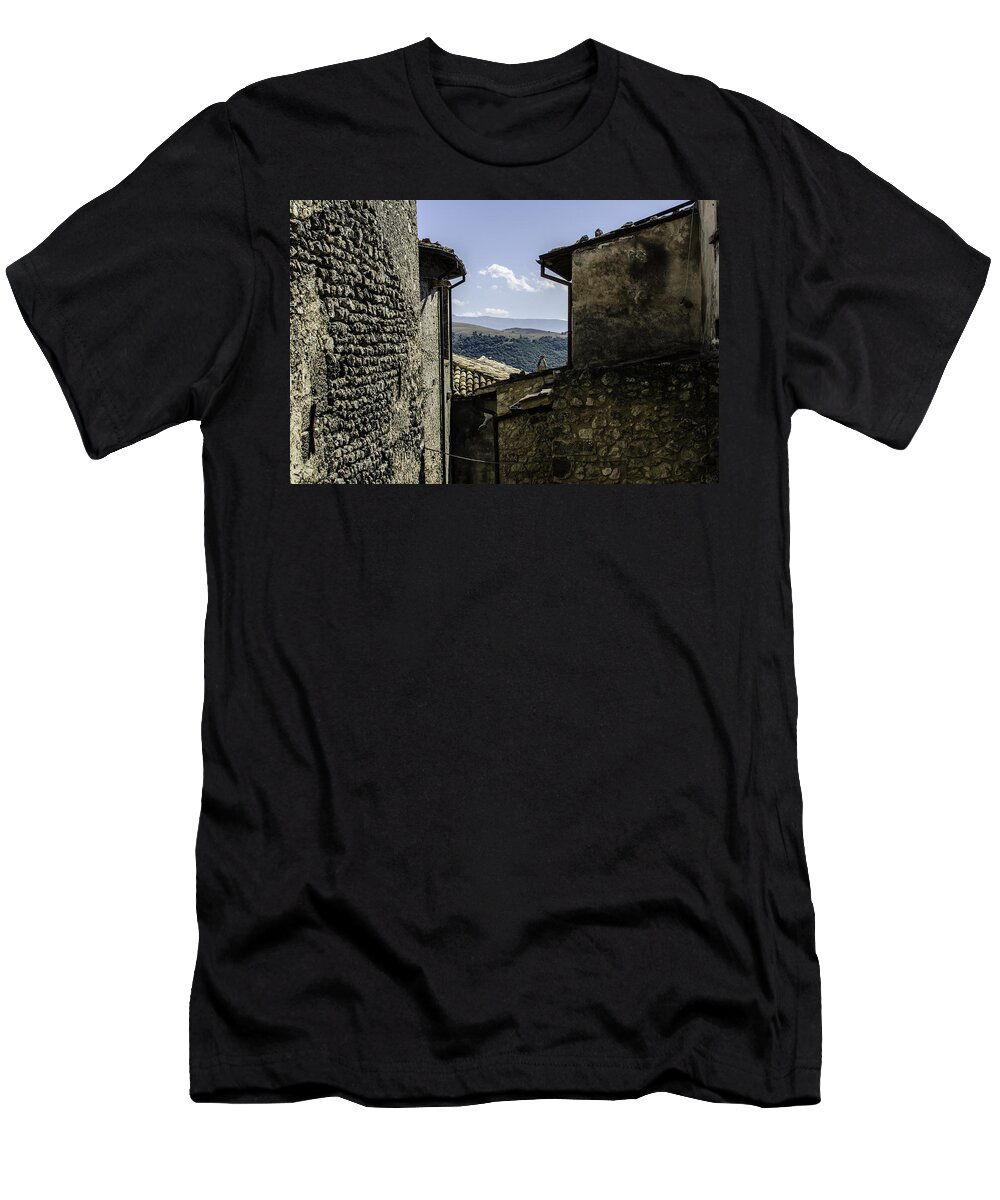 Italy T-Shirt featuring the photograph Santo Stefano di Sessanio - Italy #1 by AM FineArtPrints