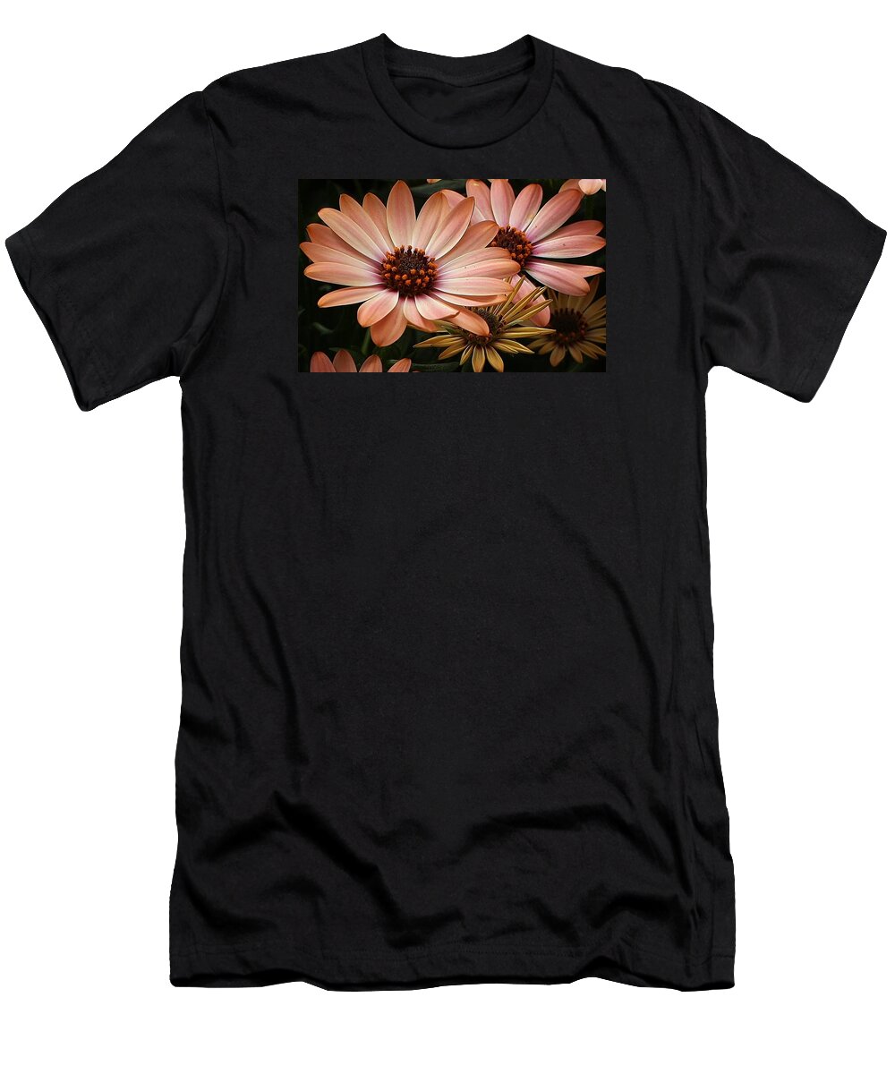 Flora T-Shirt featuring the photograph She Loves Me She Loves Me Not by Bruce Bley