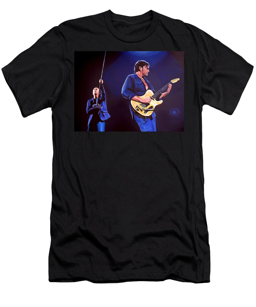 Simple Minds T-Shirt featuring the painting Simple Minds by Paul Meijering