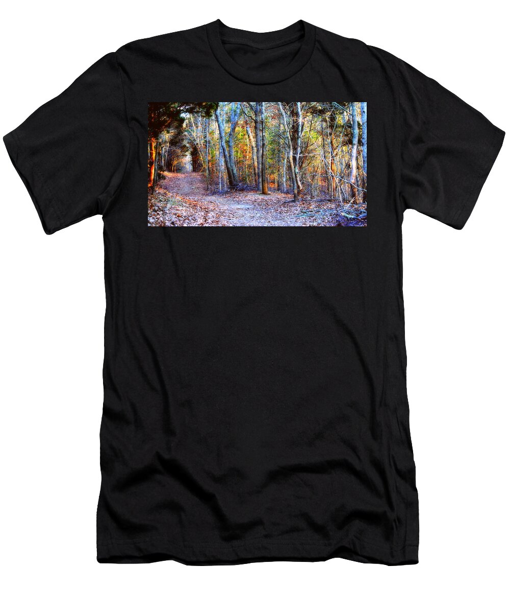 Digital Art T-Shirt featuring the digital art Spring Wood by Marysue Ryan