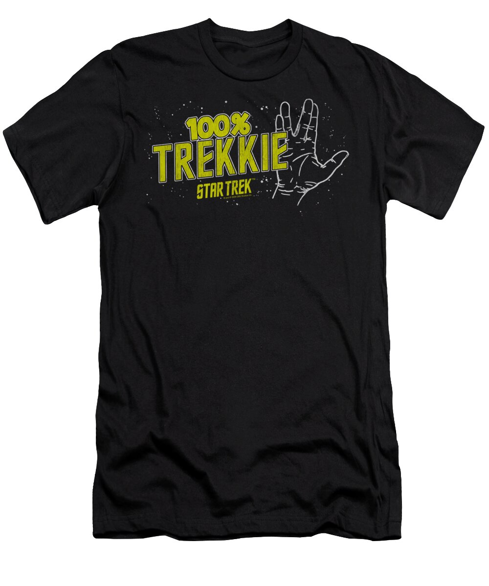 Star Trek T-Shirt featuring the digital art Star Trek - Trekkie by Brand A