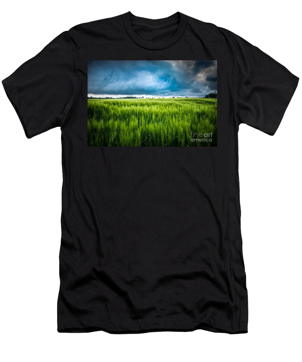 Agricutlure T-Shirt featuring the photograph The Storm Is Coming #1 by Hannes Cmarits