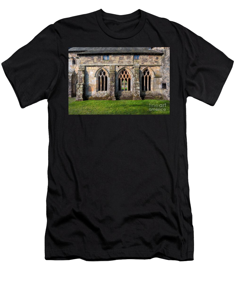 13th Century T-Shirt featuring the photograph 13th Century Abbey by Adrian Evans