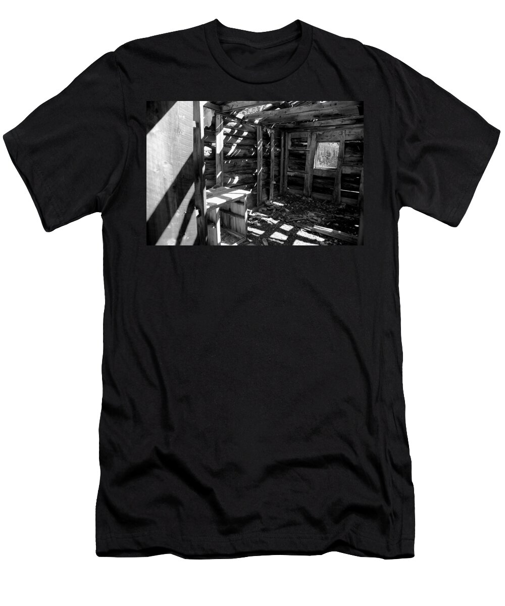 Photograph T-Shirt featuring the photograph 1880's Cabin by Richard Gehlbach