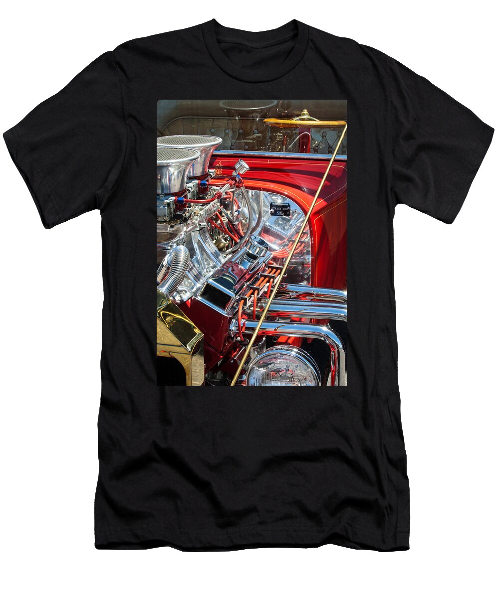 1923 Ford T-bucket Engine T-Shirt featuring the photograph 1923 Ford T-Bucket by Jill Reger