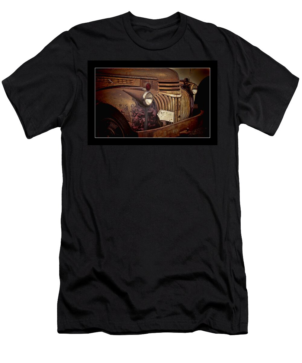 Chevy T-Shirt featuring the photograph 1946 Chevy Truck by Ron Roberts