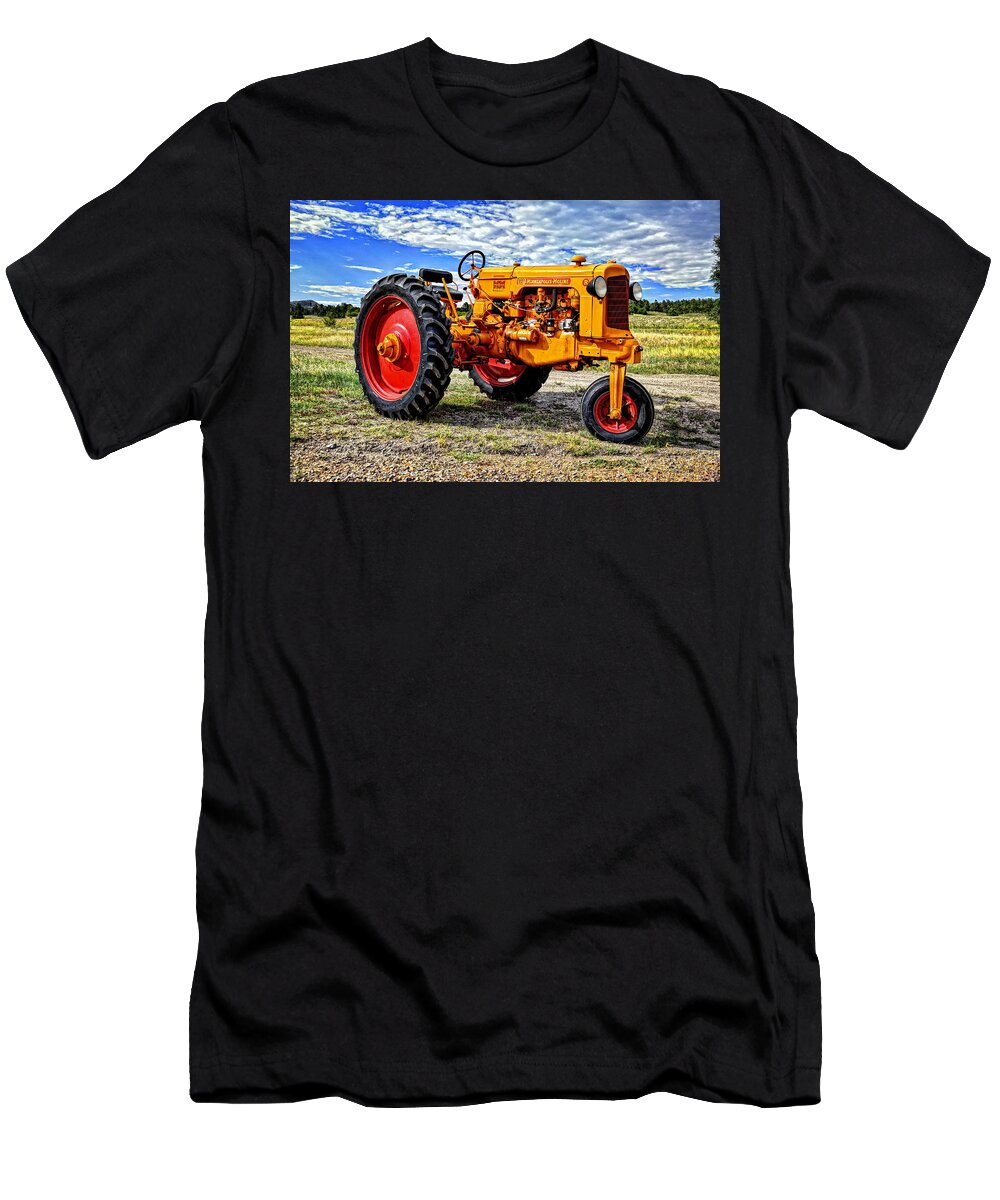 1949 Minneapolis Moline Tractor T-Shirt featuring the photograph 1949 Minneapolis Moline Tractor by Ken Smith