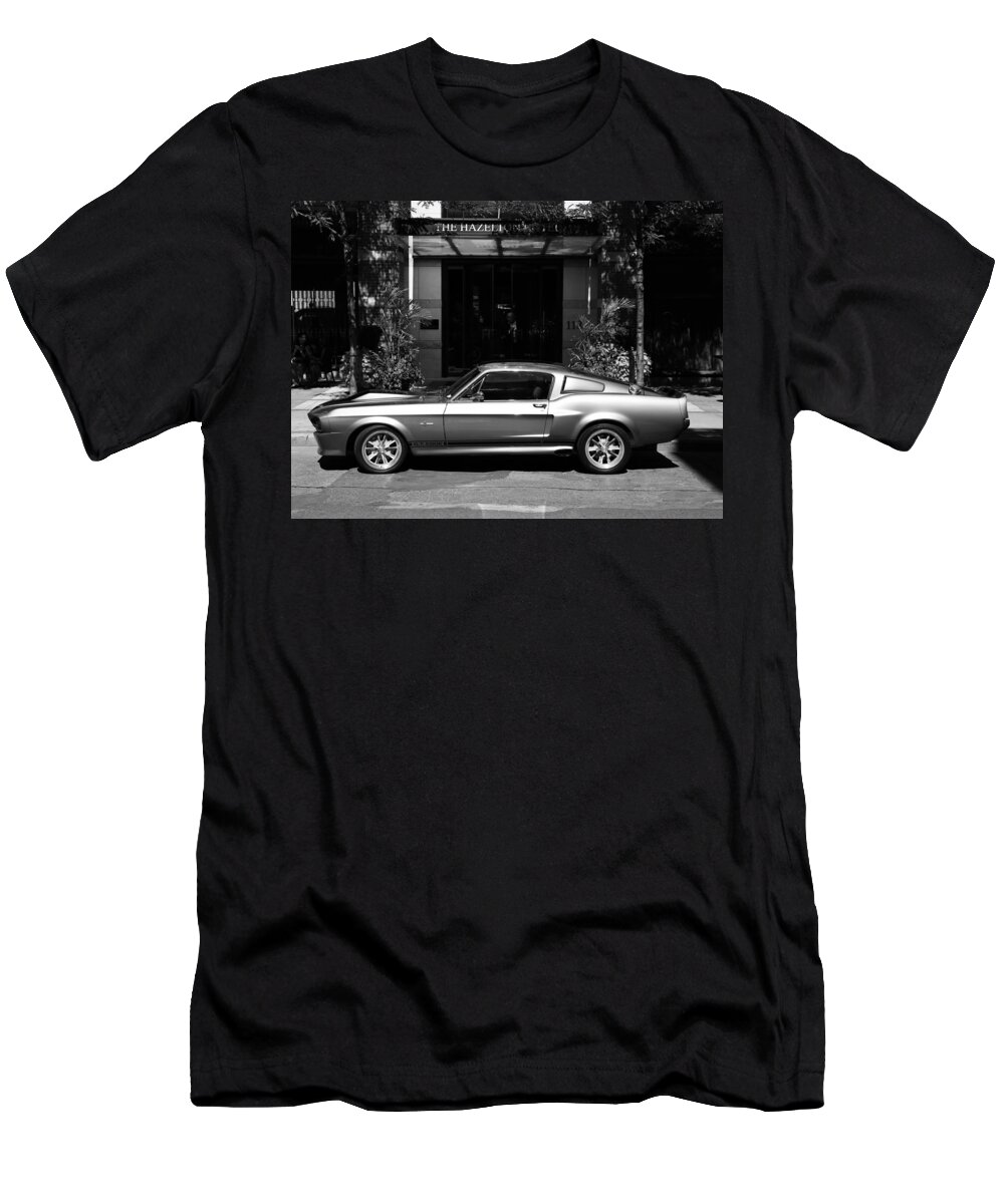 Mustang T-Shirt featuring the photograph 1967 Shelby Mustang b by Andrew Fare