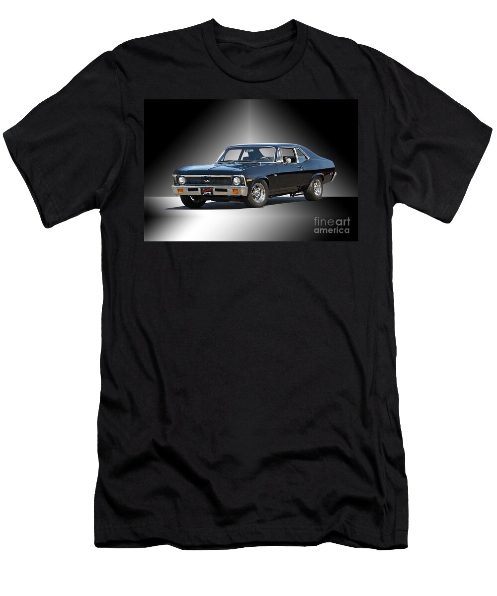 Alloy T-Shirt featuring the photograph 1968 Chevrolet Nova SS by Dave Koontz