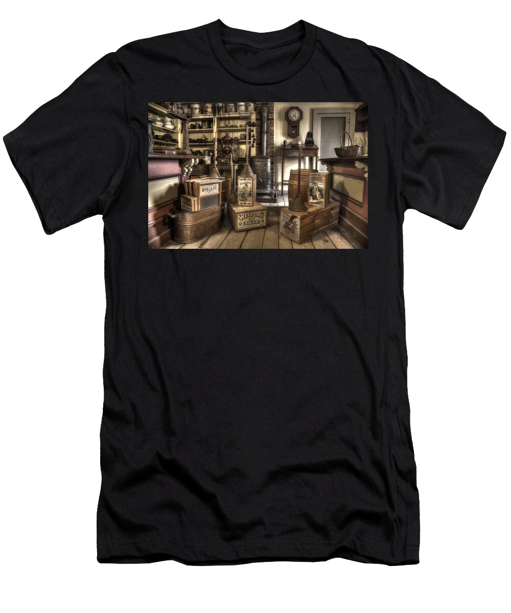 George T-Shirt featuring the photograph 19th Century General Store by George Argento