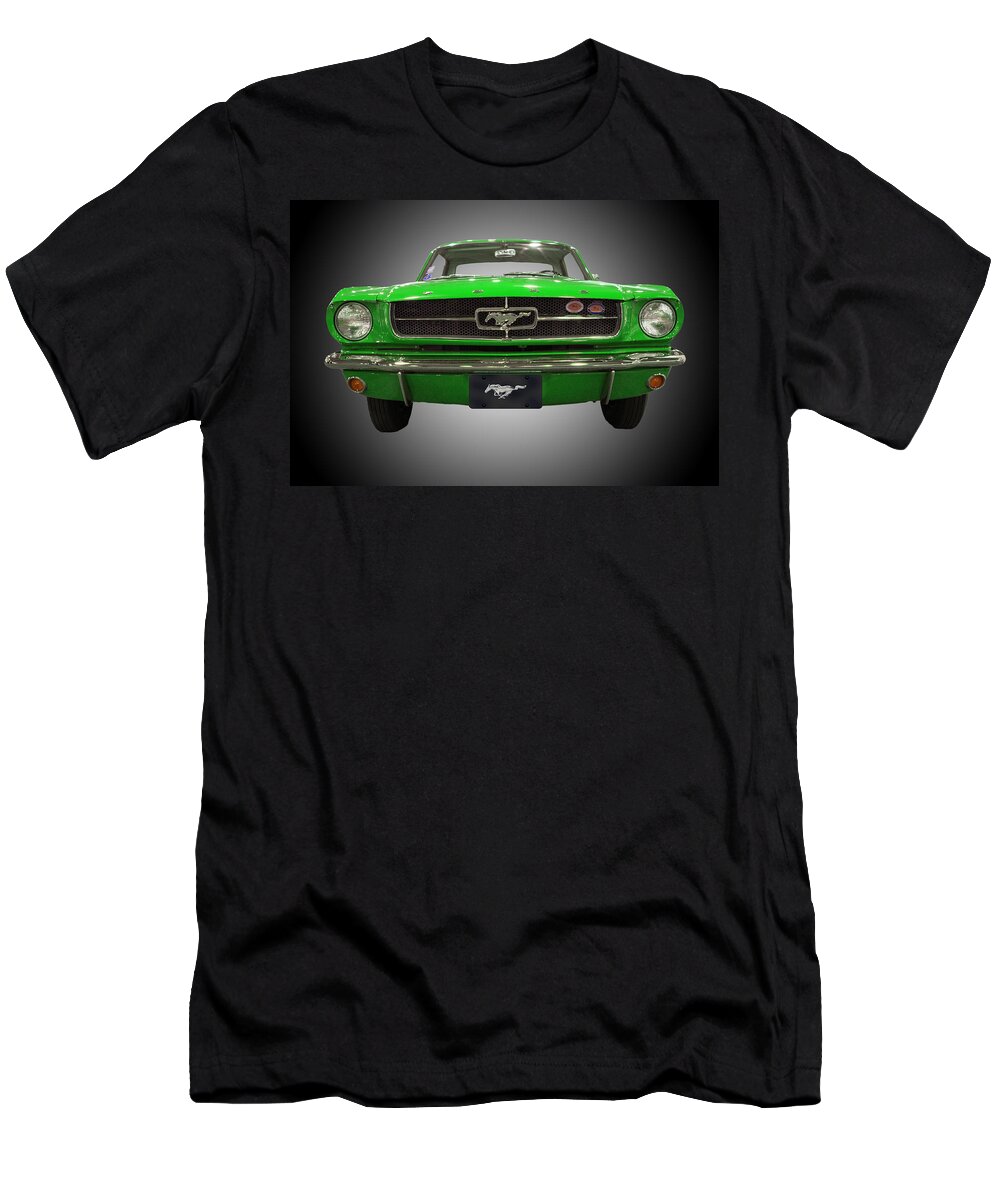 1964 Ford Mustang T-Shirt featuring the photograph 1964 Ford Mustang #2 by Michael Porchik