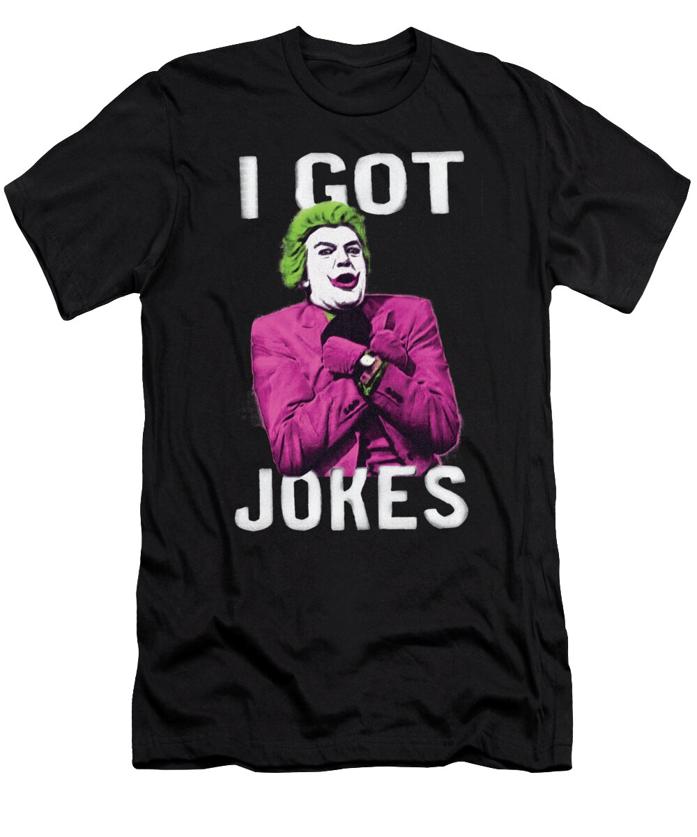  T-Shirt featuring the digital art Batman Classic Tv - Got Jokes by Brand A