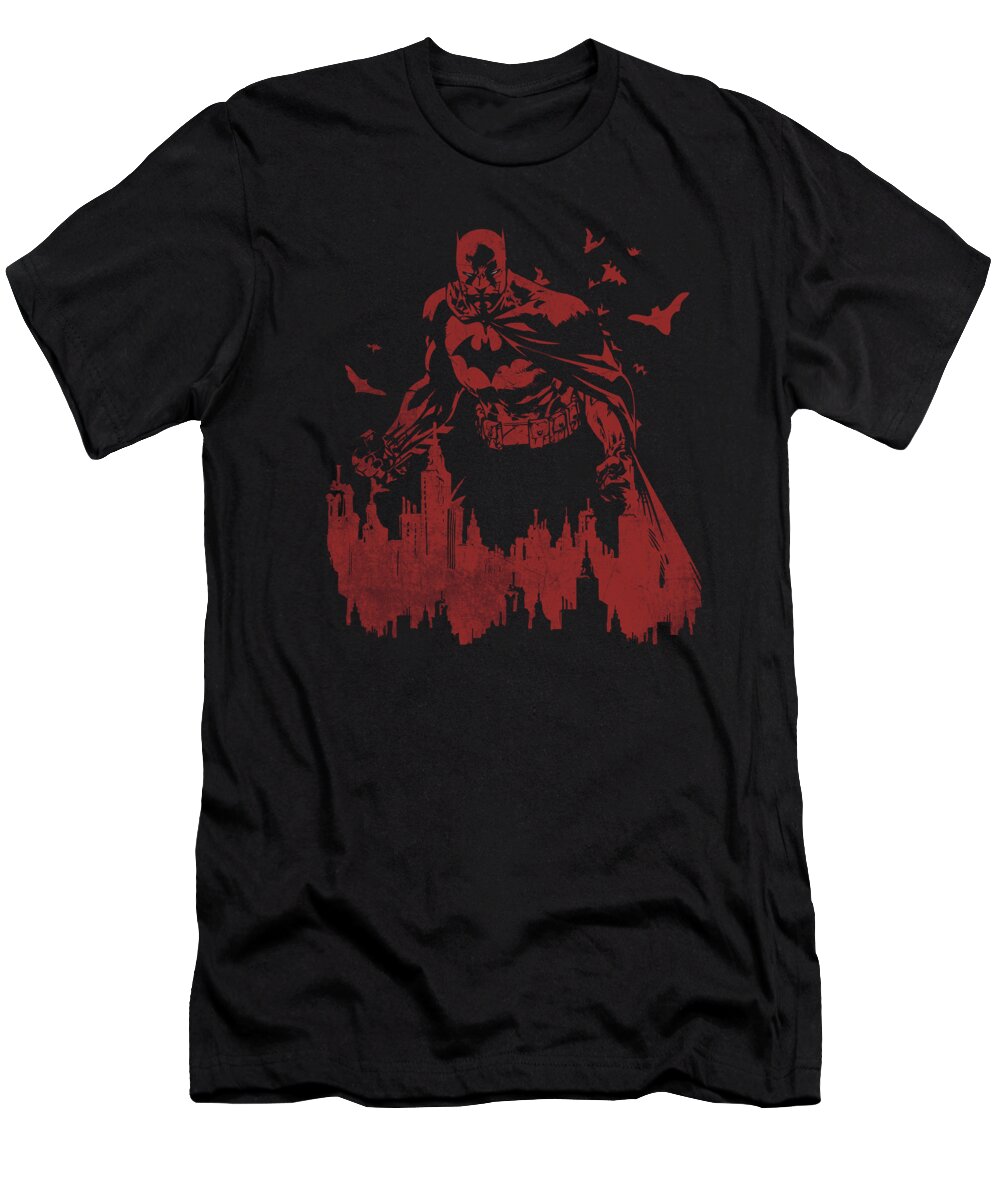 Batman T-Shirt featuring the digital art Batman - Red Knight #2 by Brand A
