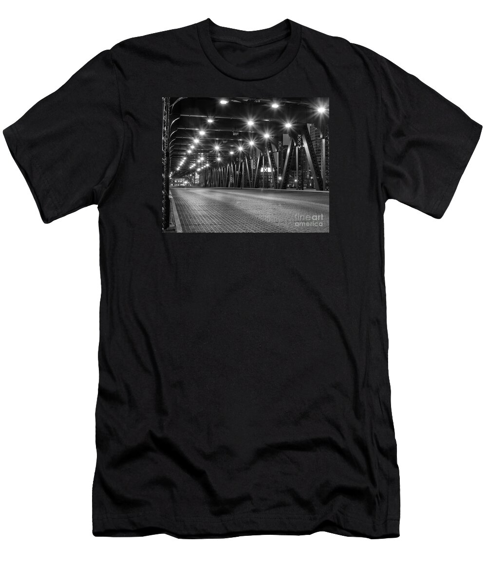 Winterpacht T-Shirt featuring the photograph Evening in the City by Miguel Winterpacht