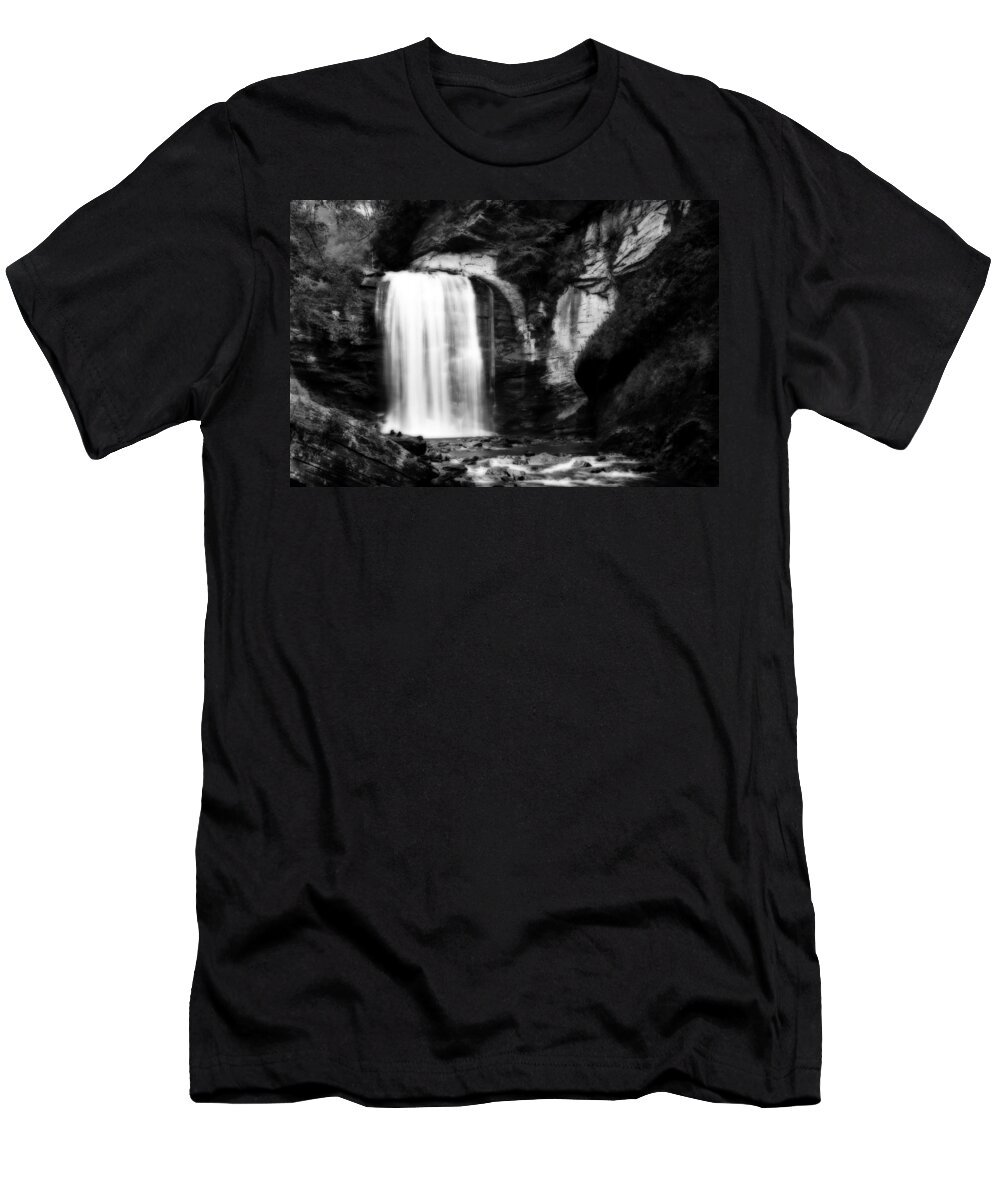 Looking Glass Falls T-Shirt featuring the photograph Looking Glass Falls #2 by Steven Richardson