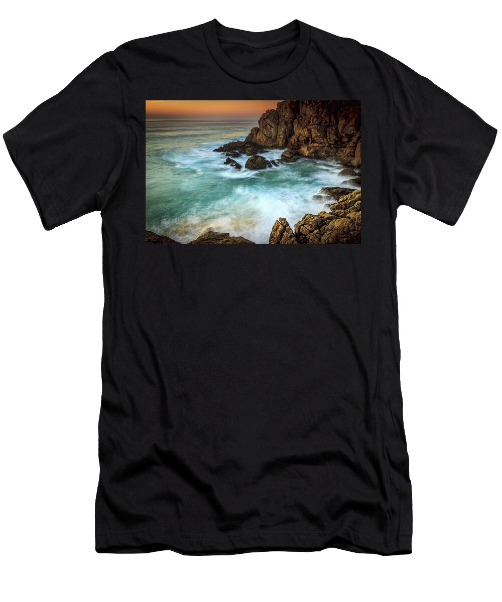 Galicia T-Shirt featuring the photograph Penencia Point Galicia Spain #2 by Pablo Avanzini