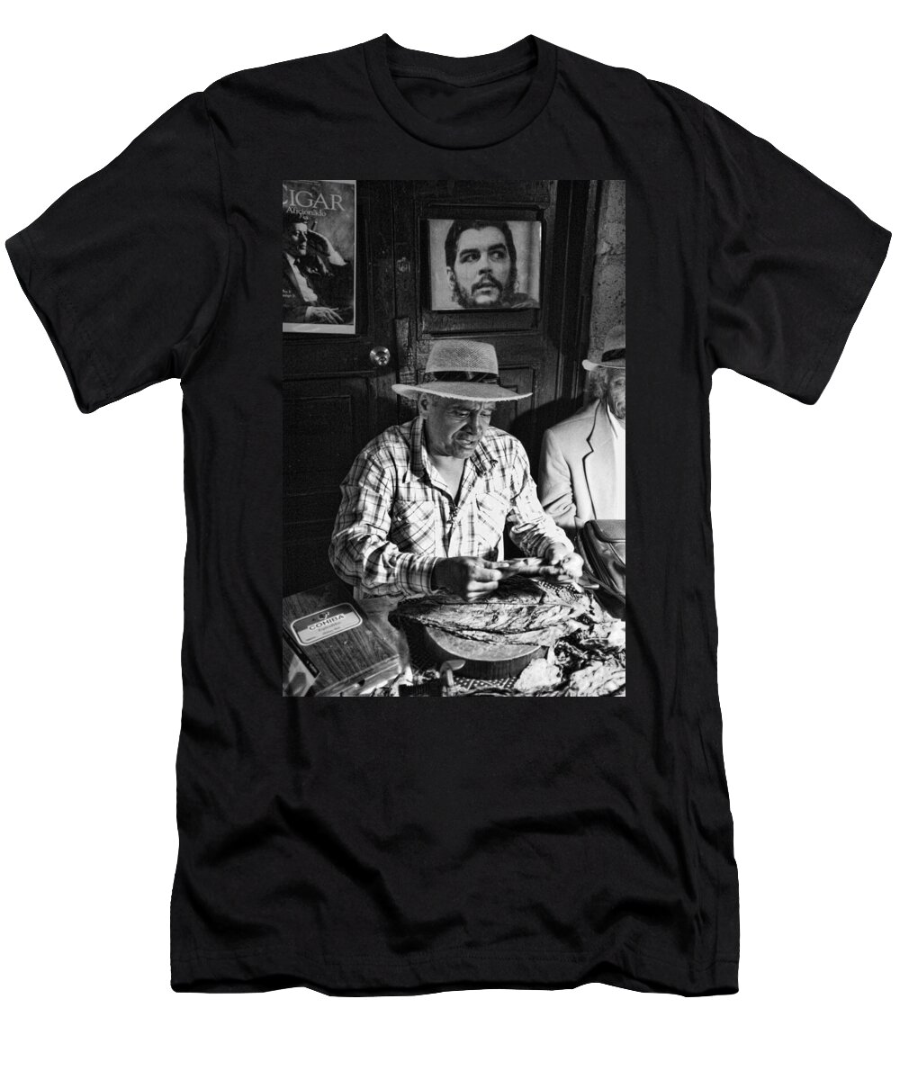 Cigar T-Shirt featuring the photograph Rolling Cuban Cigars #2 by Hugh Smith