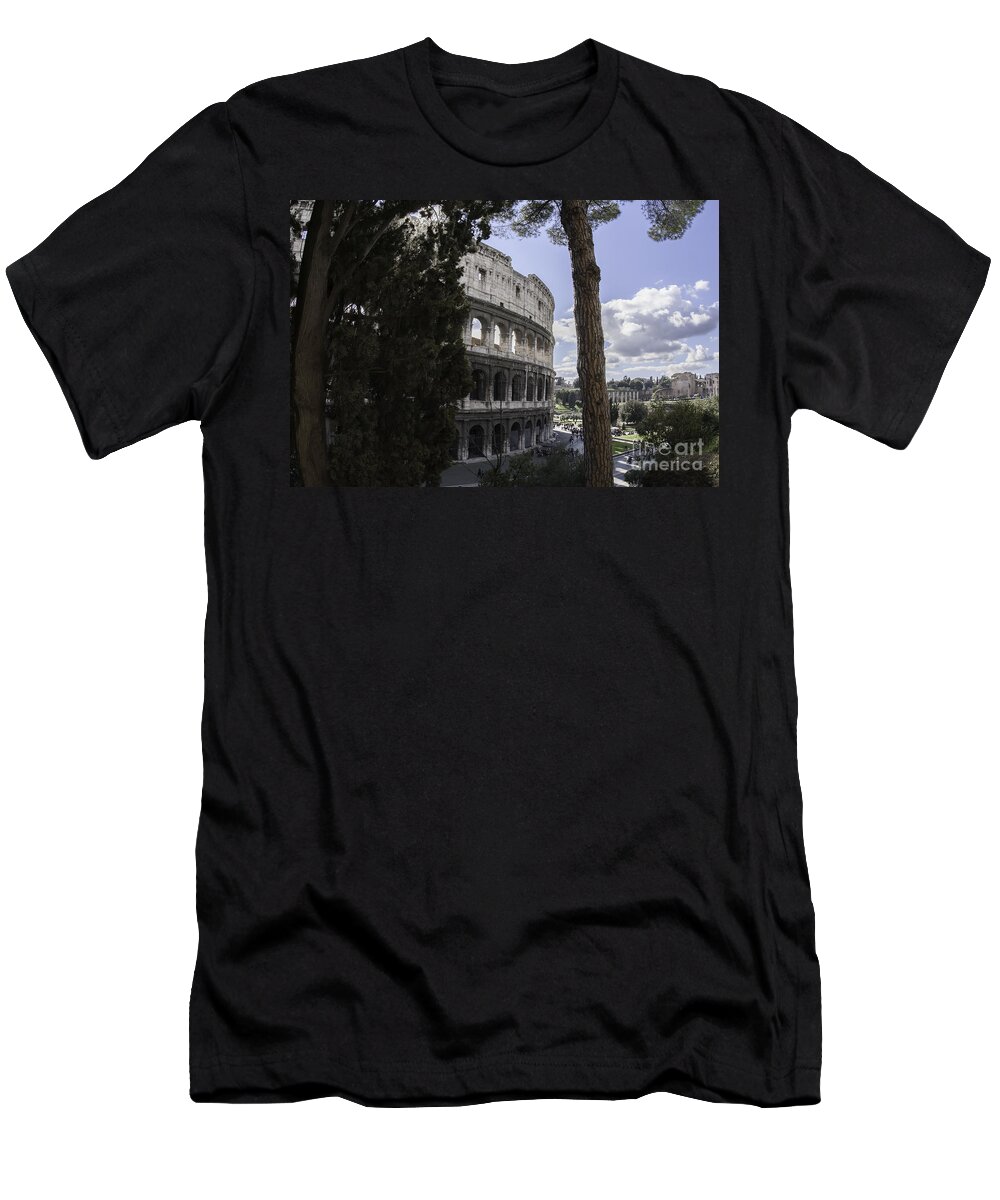 Italy T-Shirt featuring the photograph The Roman Coliseum by Eye Olating Images