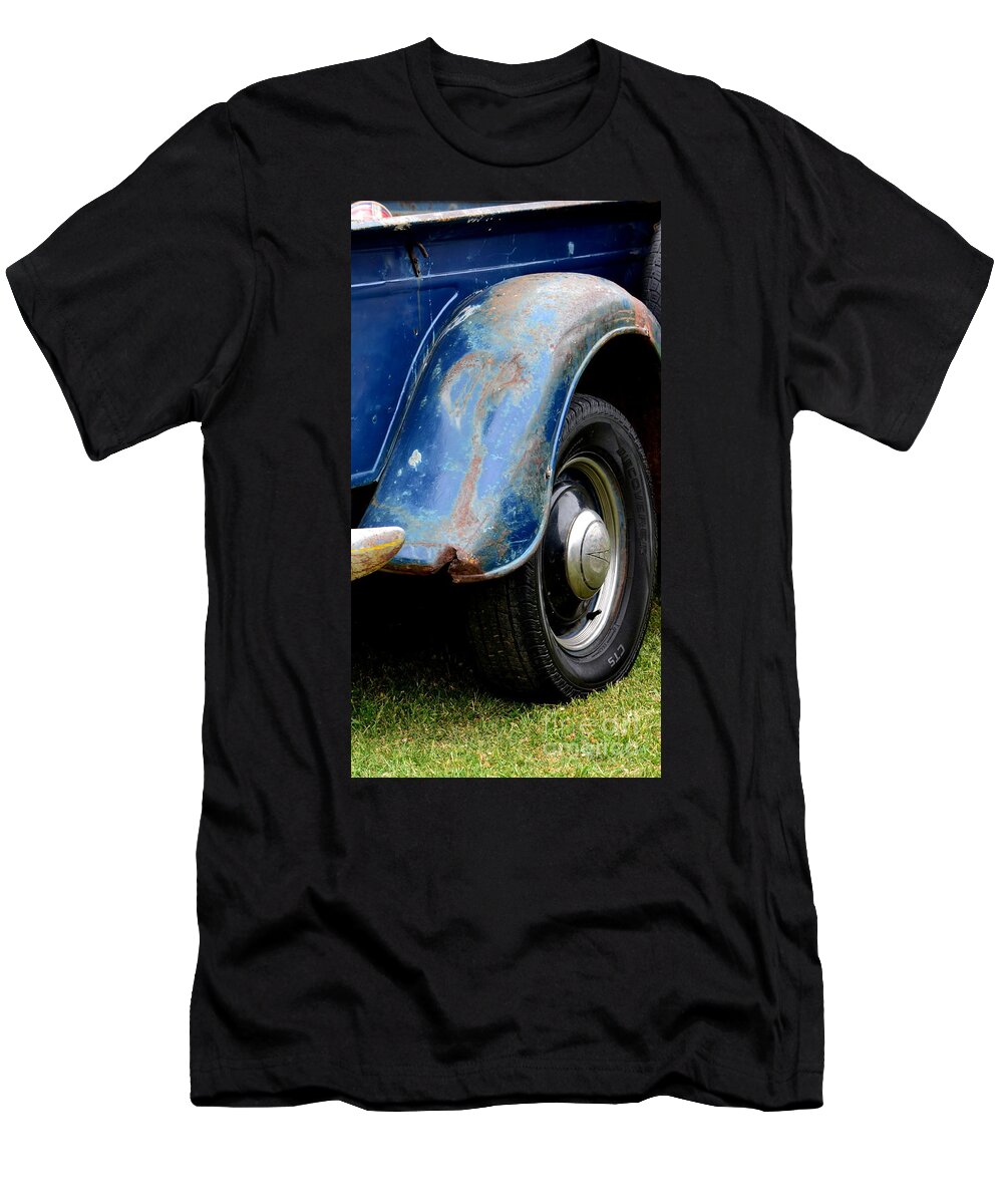 Blue T-Shirt featuring the photograph Terra Nova HS Car Show by Dean Ferreira