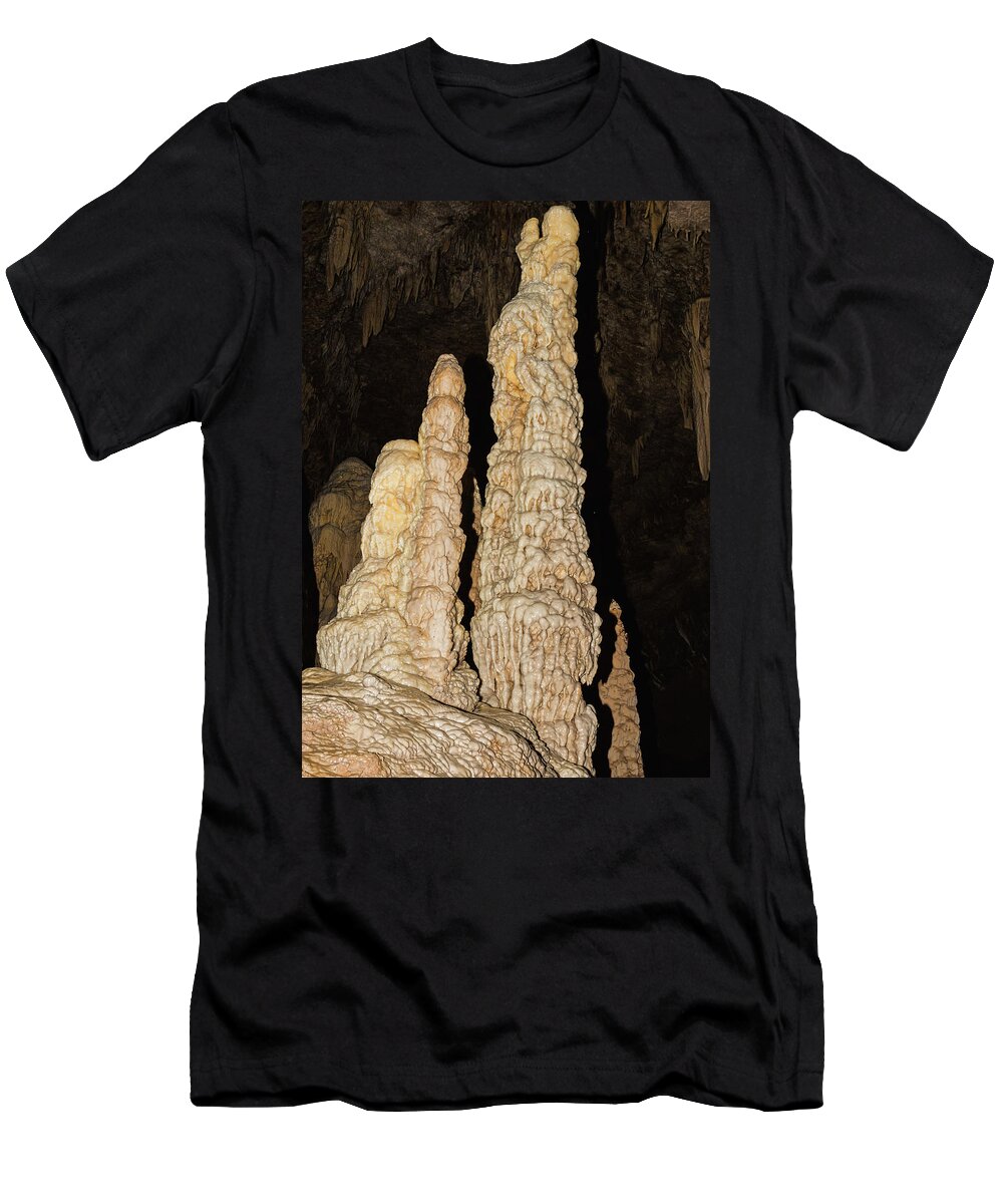 Nature T-Shirt featuring the photograph Natural Bridge Caverns, San Antonio, Tx #27 by Millard H. Sharp