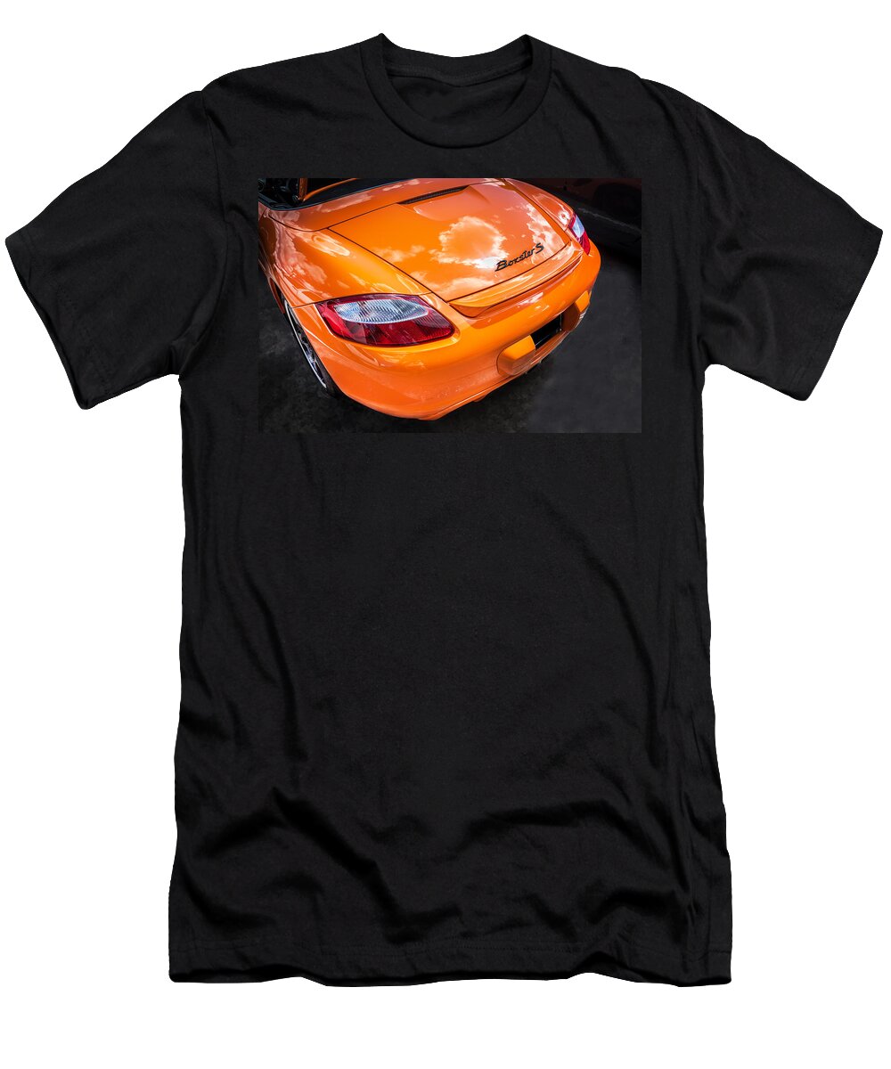 2008 Porsche Boxster T-Shirt featuring the photograph 2008 Porsche Limited Edition Orange Boxster #3 by Rich Franco
