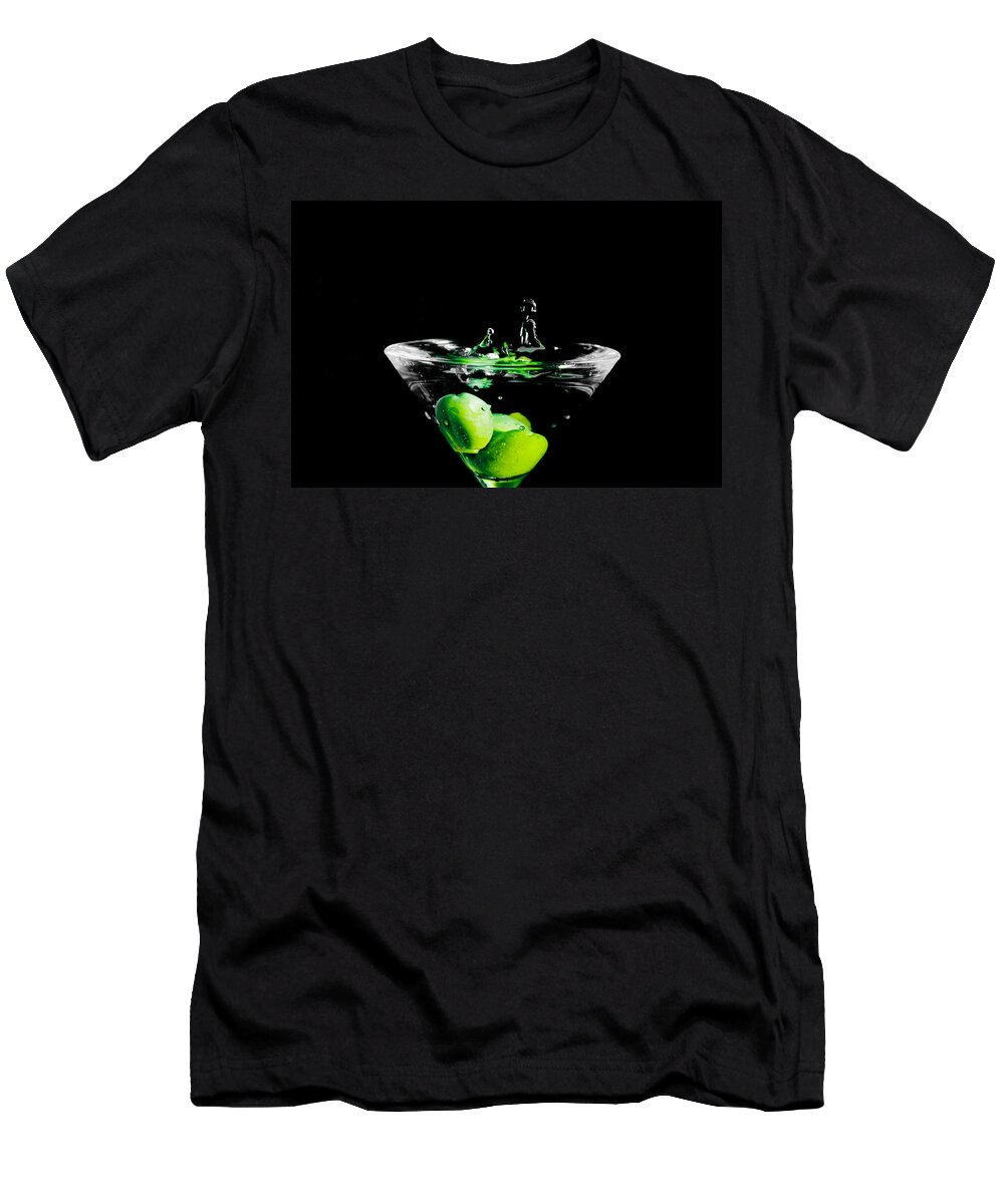 Abstract T-Shirt featuring the photograph Martini #3 by Peter Lakomy