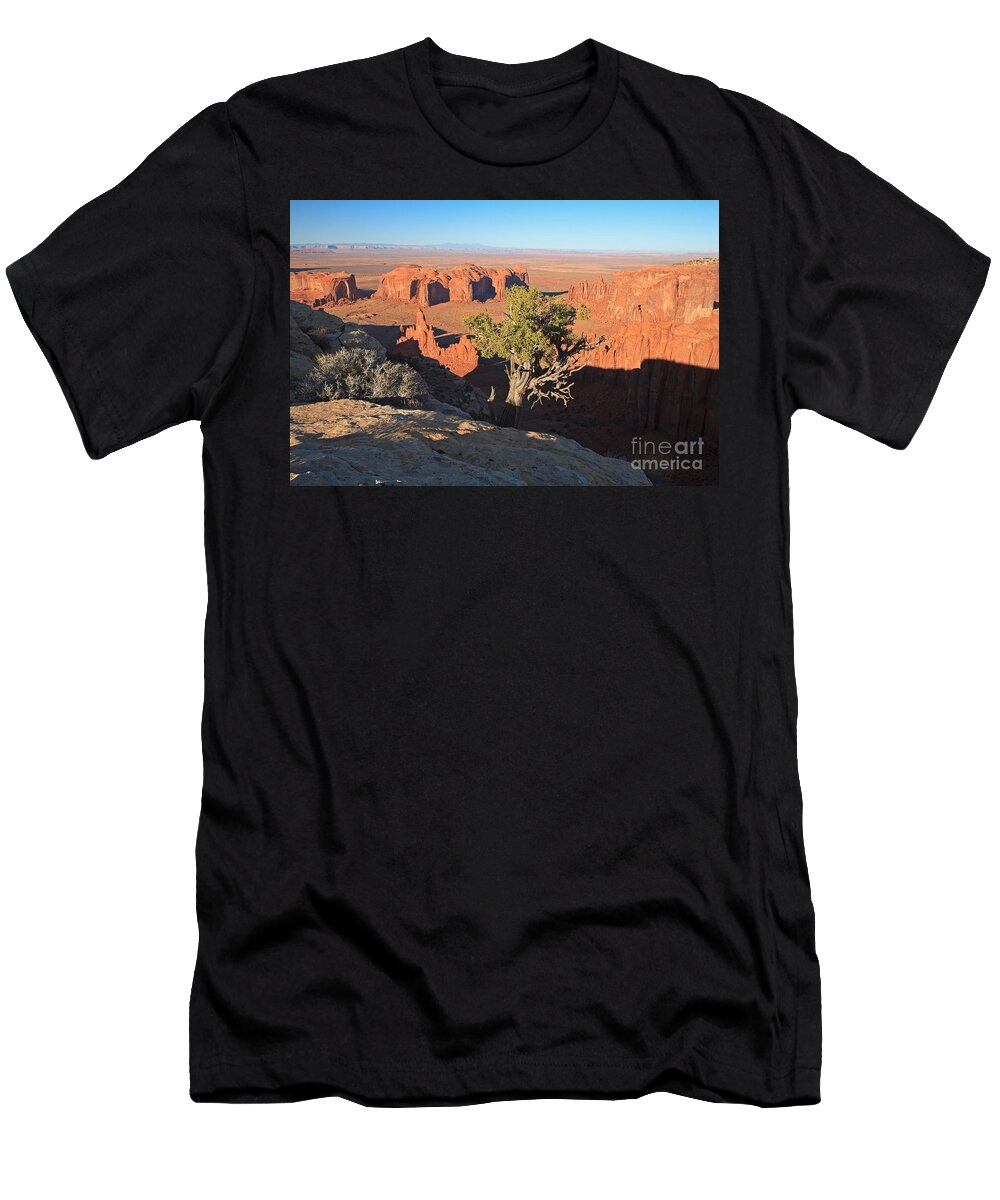 Arizona T-Shirt featuring the photograph Hunts Mesa Sunset #4 by Fred Stearns
