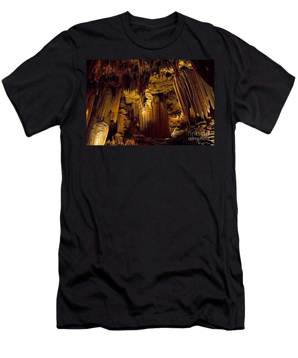 Geology T-Shirt featuring the photograph Luray Caverns #4 by Mark Newman