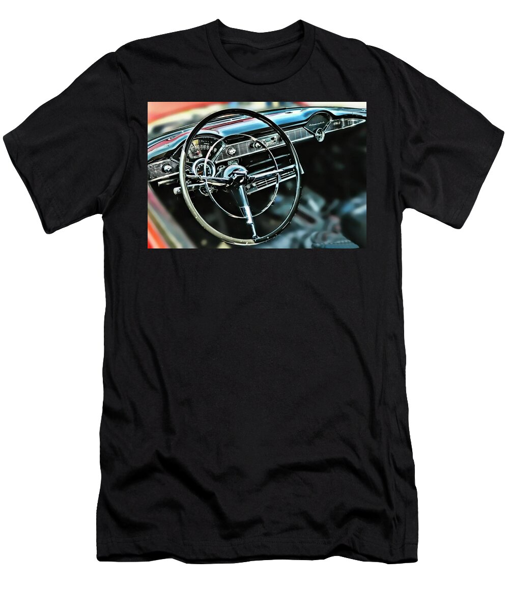 Victor Montgomery T-Shirt featuring the photograph '55 Dash #55 by Vic Montgomery