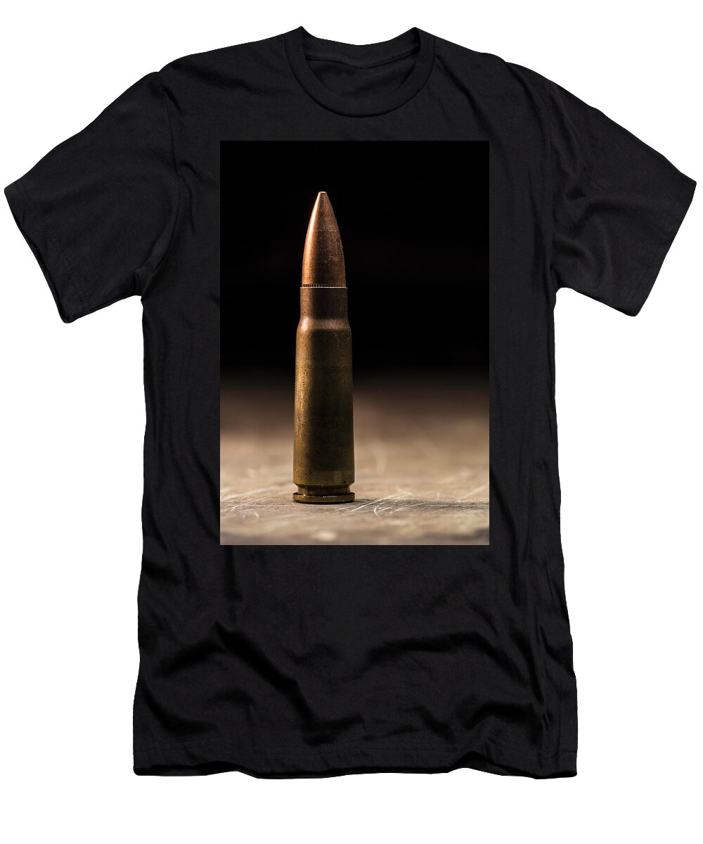 Andrew Pacheco T-Shirt featuring the photograph 7.62 X 39mm #762 by Andrew Pacheco