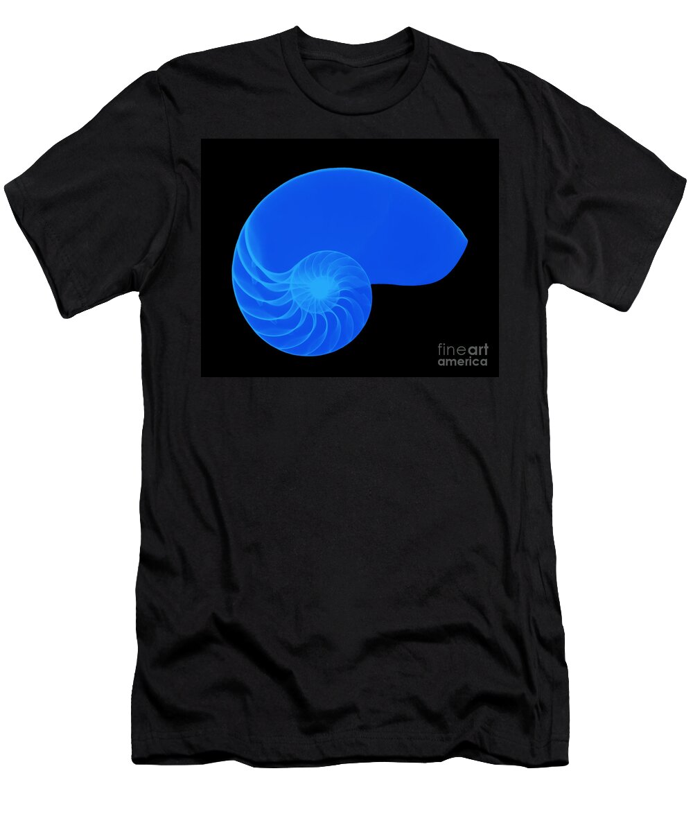 Radiograph T-Shirt featuring the photograph X-ray Of Nautilus #8 by Bert Myers