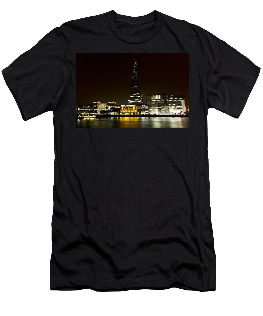 The Shard T-Shirt featuring the photograph South Bank London #9 by David Pyatt