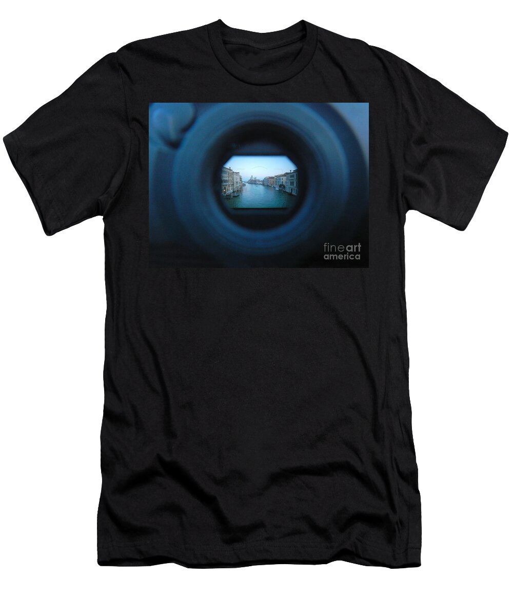 Camera T-Shirt featuring the photograph Venice - Italy #9 by Mats Silvan
