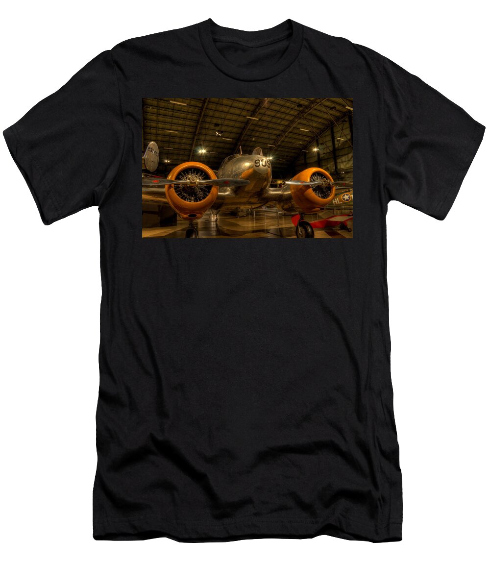 Beechcraft T-Shirt featuring the photograph 909 by David Dufresne
