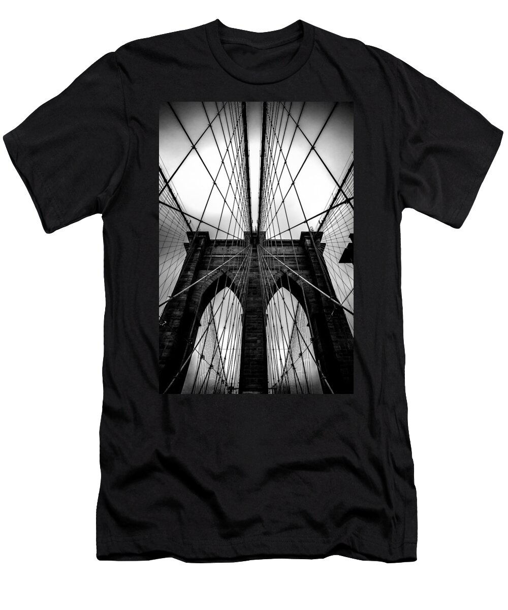 #faatoppicks T-Shirt featuring the photograph A Brooklyn Perspective by Az Jackson