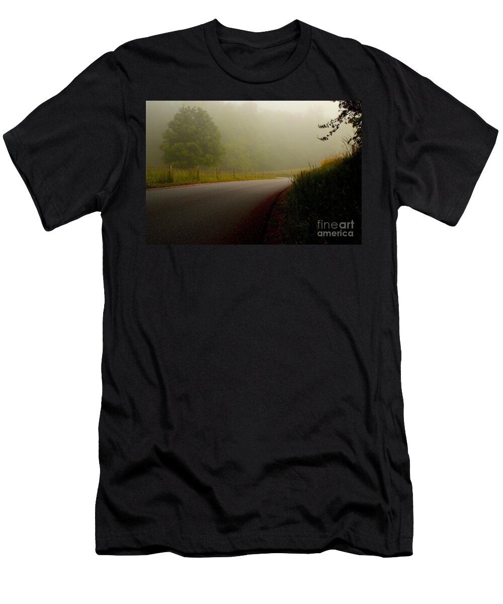 Cades Cove T-Shirt featuring the photograph A Quiet Morning by Michael Eingle