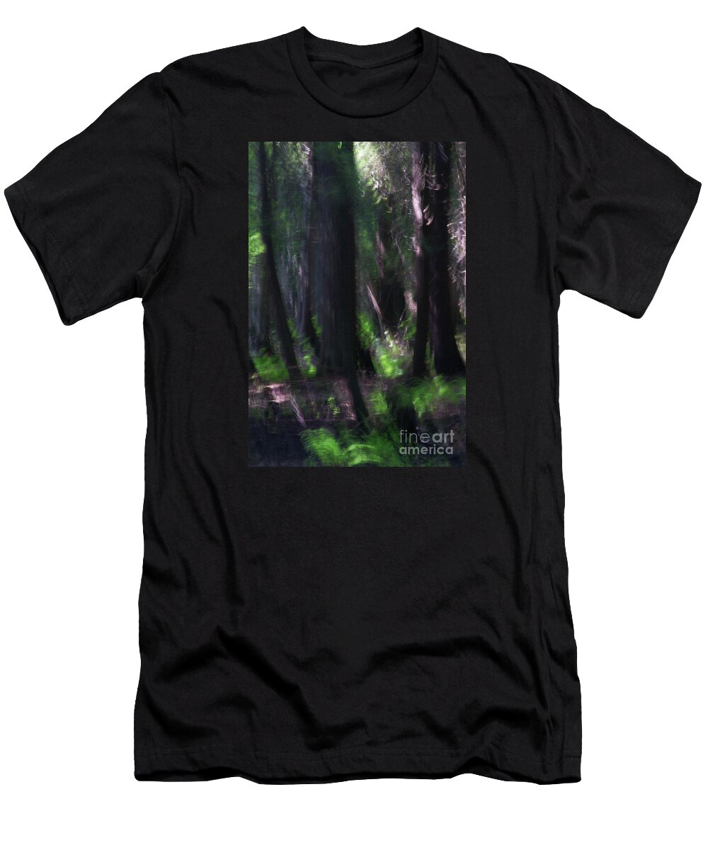 Forest T-Shirt featuring the photograph A Thin Veil by Linda Shafer
