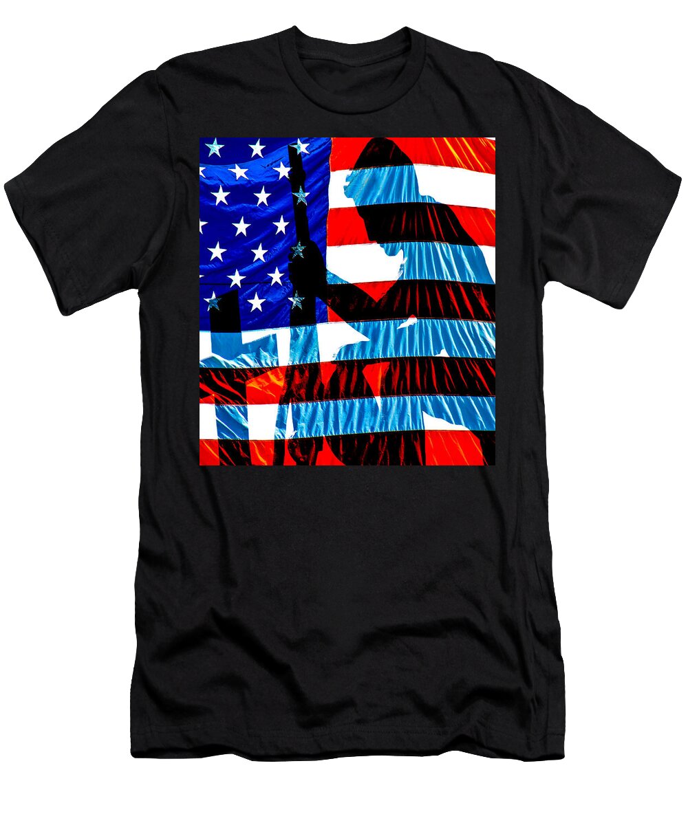 Patriotic T-Shirt featuring the photograph A Time To Remember by Bob Orsillo