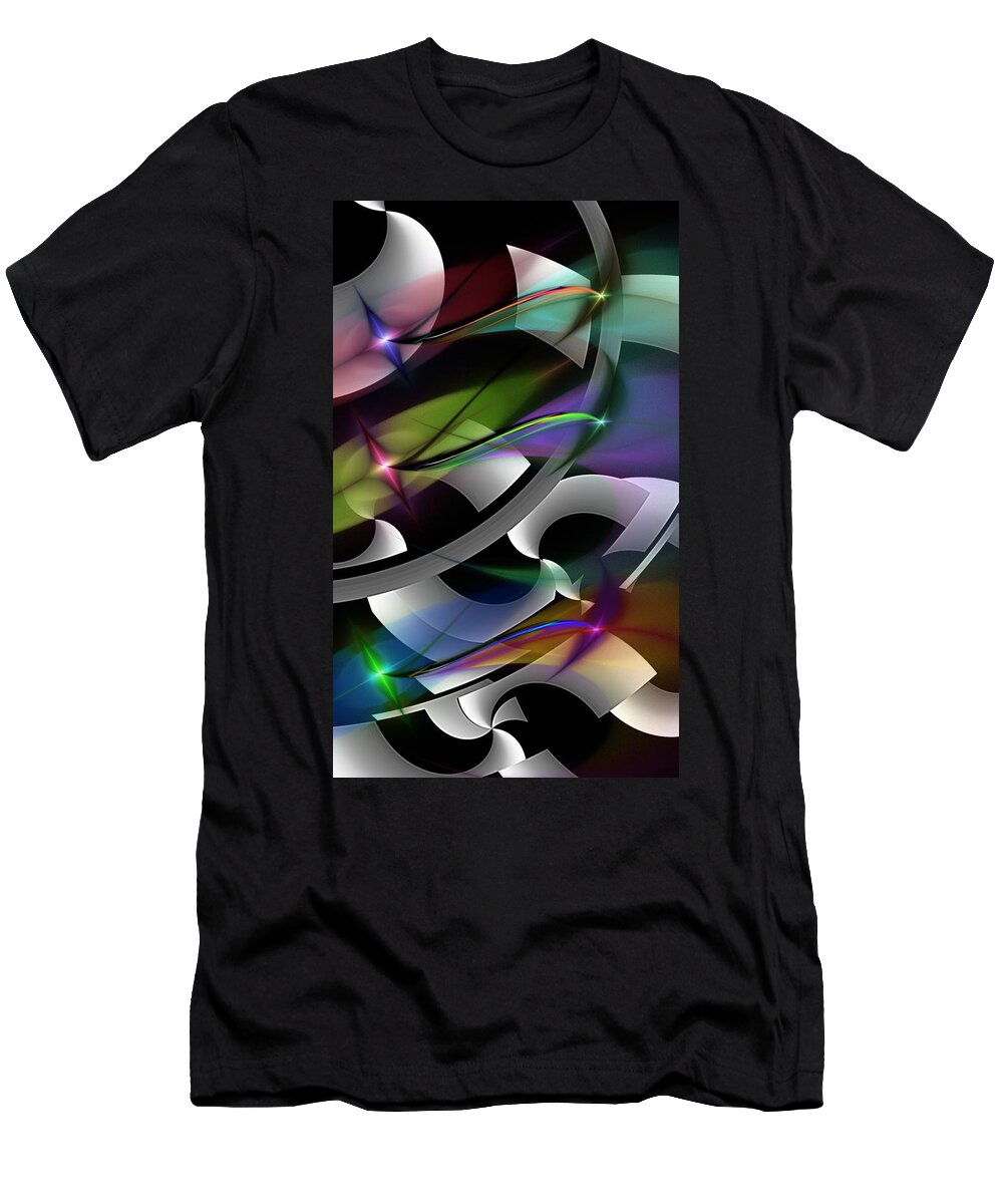 Fine Art T-Shirt featuring the digital art Abstract 072514 by David Lane