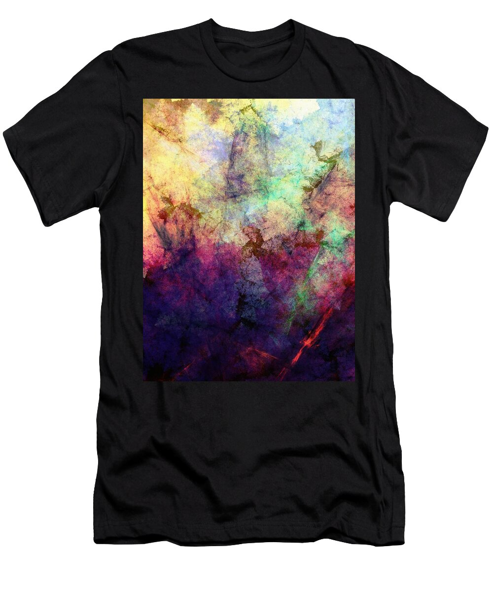 Fine Art T-Shirt featuring the digital art Abstraction 042914 by David Lane